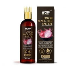 WOW Skin Science Onion Black Seed Hair Oil with Comb Applicator 200 ml